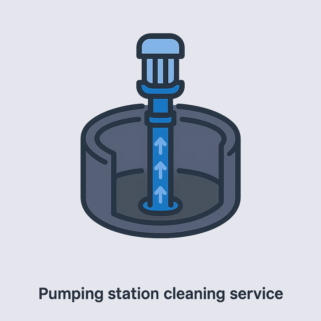 Limpeza de elevatória de esgoto