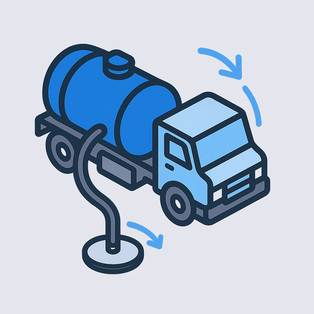 Serviço de limpeza de fossa